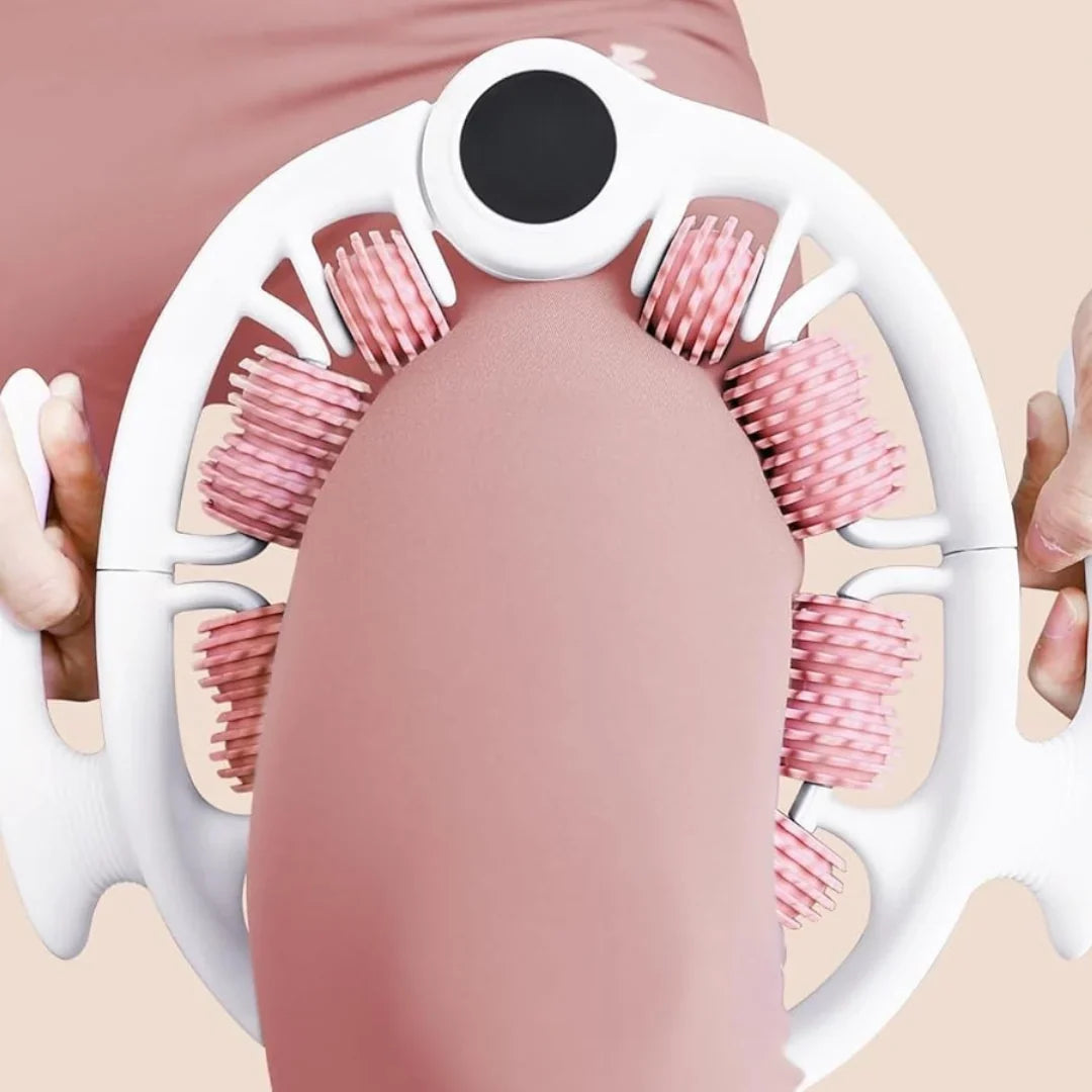 Lymph Drainage Massager Cordless Vibrating Silicone Head Bloating Relief