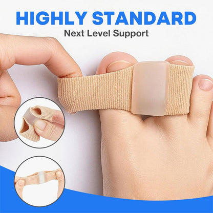 Gel Toe Spacers with Bunion Cushion Pads for Pain Relief and Alignment Support in Shoes