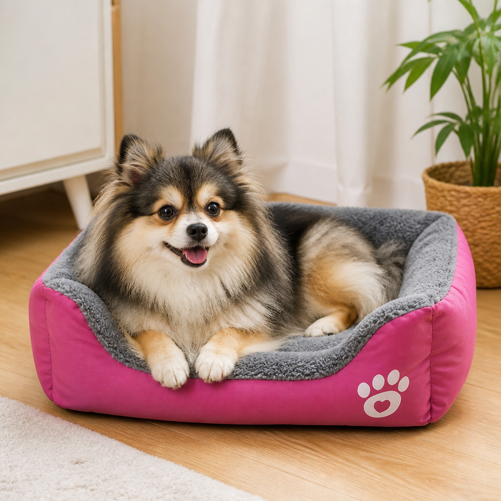 Ortekor Warm Plush & Washable Dog Bed
