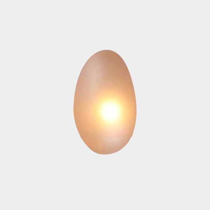 Organic Glass LED Sconce Light Fixture Wall or Ceiling Mount Modern Home Lighting Warm Neutral Cool White for Bedroom Living Room Hallway De