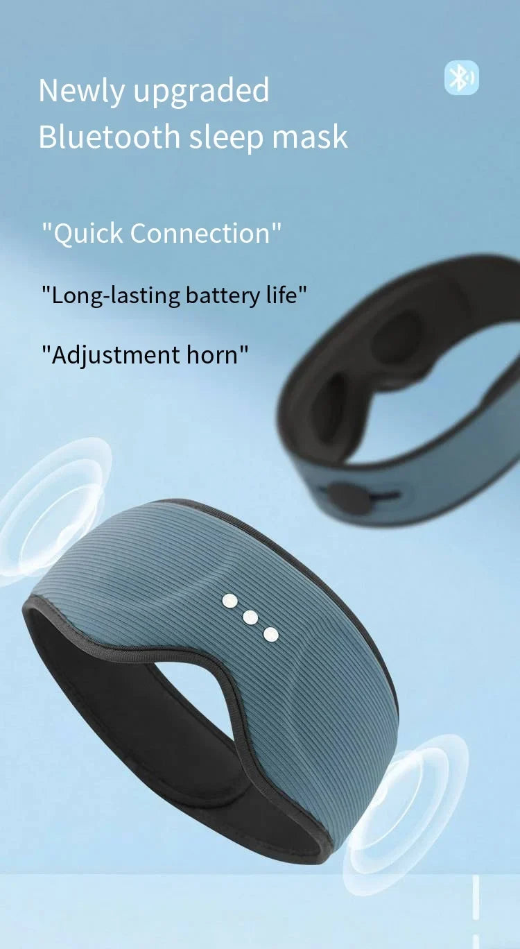 Comfort Sleep | 3D Contoured Bluetooth Eye Mask with Memory Foam | Wireless Music for Relaxation