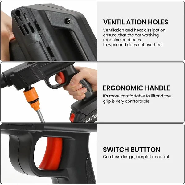 FORCEFLOW – Wireless Pressure Cleaner Powerful Outdoor Use