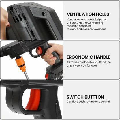 FORCEFLOW – Wireless Pressure Cleaner Powerful Outdoor Use