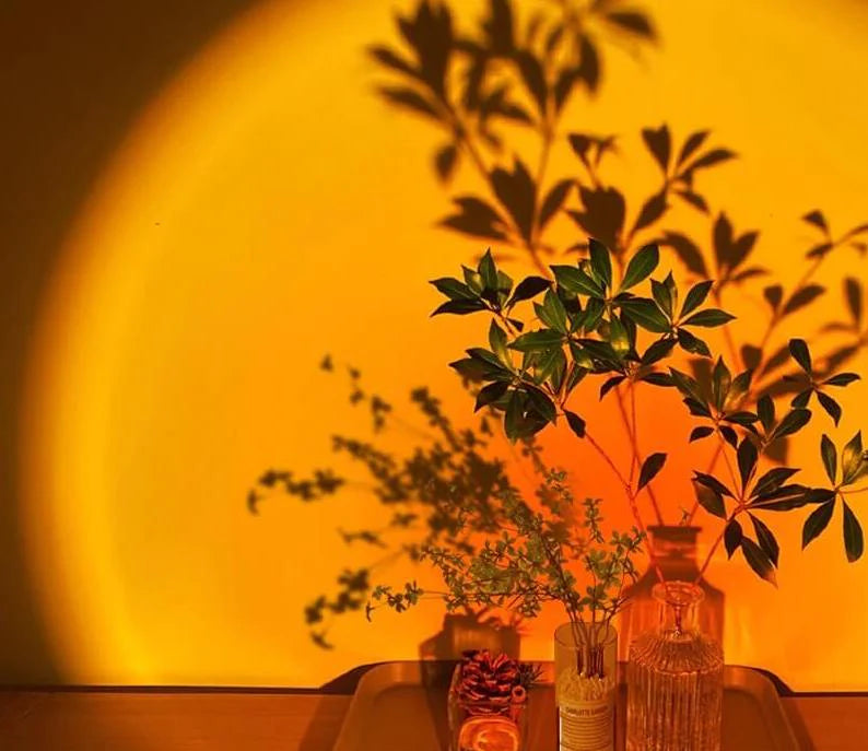 SolaraGlow – 360° Sunset Projection Mood Lamp