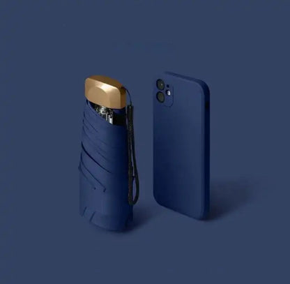 Pocket Umbrella with UV Protection – Compact Travel-Size Sun & Rain Shield for Everyday Carry