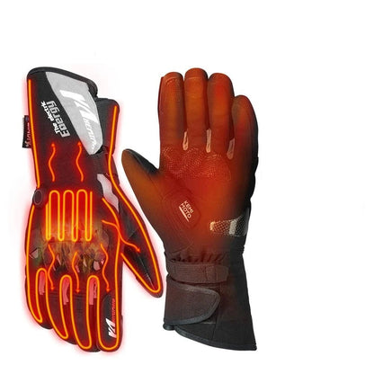 Battery-Powered Winter Gloves with Built-In Hand Warmers for Skiing Snowboarding Cycling Hiking Cold Weather