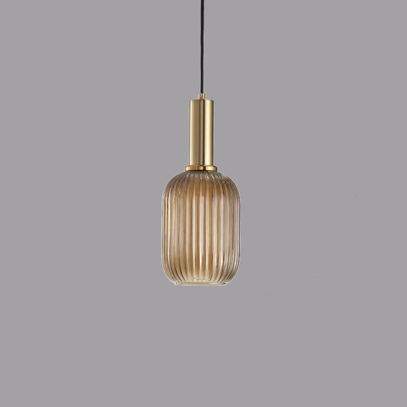 Glass Shade Hanging Light Fixture Adjustable 59-Inch Cord Kitchen Island Dining Room Ceiling Lamp E26 Socket Modern Drop Lighting for Counte