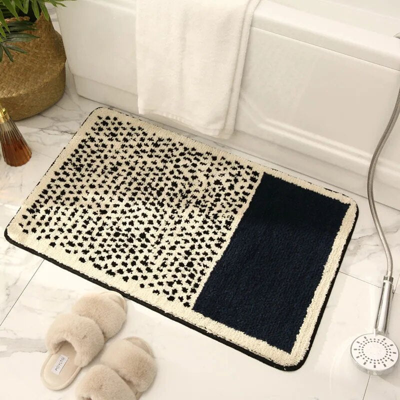 Soren Bath Mat - Non-Slip, Absorbent Polyester Acrylic, Nordic Design