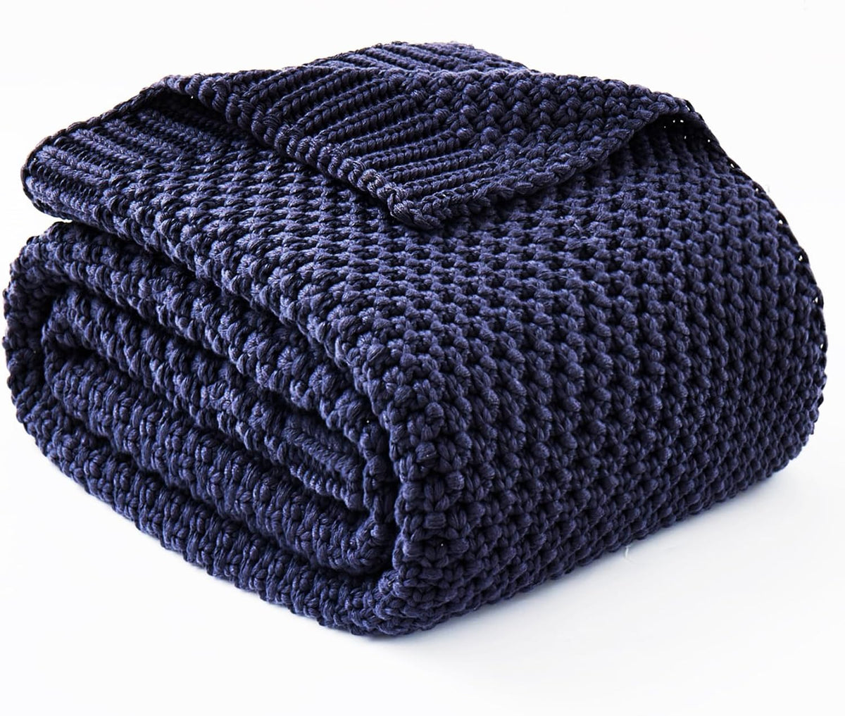 Confort douillet | Couverture lestée en tricot avec microfibre rafraîchissante | Douceur toutes saisons pour une détente ultime