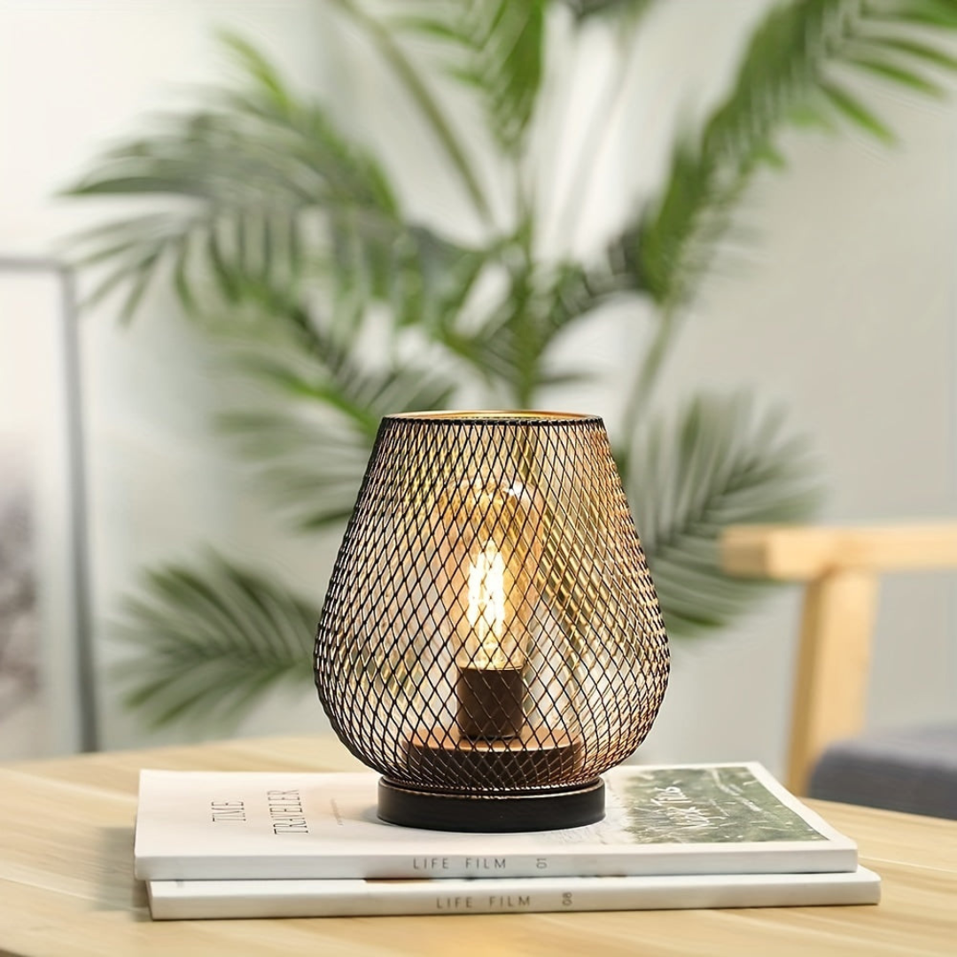 Portable Rechargeable LED Accent Lamp Metal Dimmable Cordless Battery Powered Indoor Outdoor Dining Patio Nightstand Ambient Mood Lighting