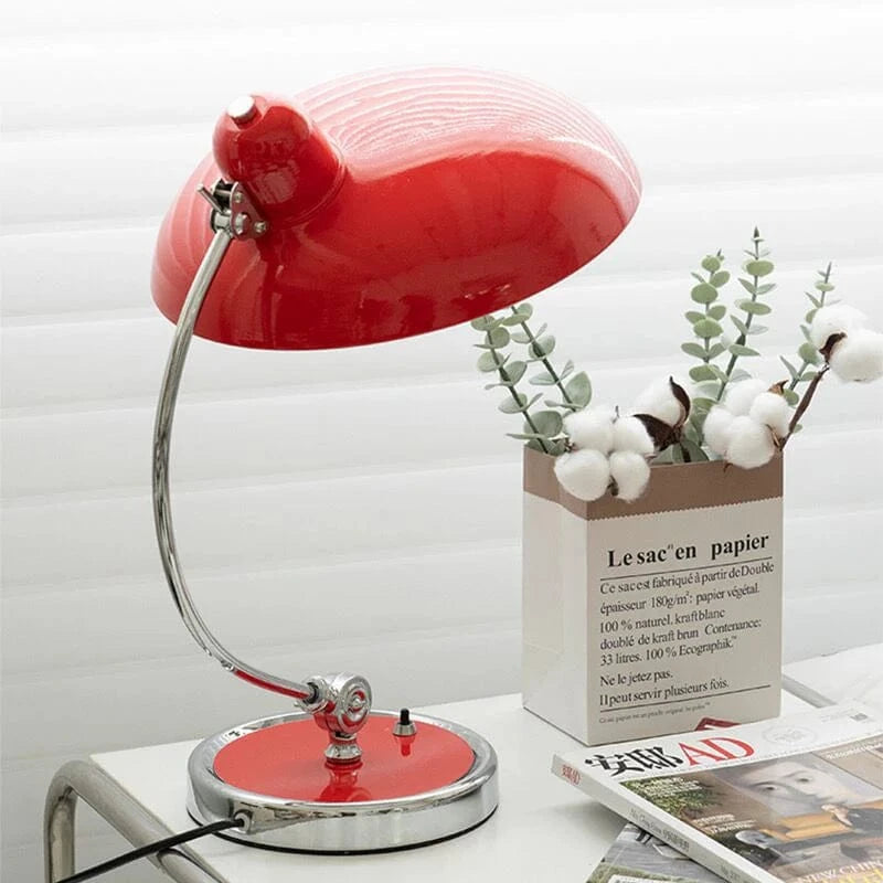 Lampe de bureau Bauhaus réglable – Élégance moderne avec tête orientable et finition métallique durable pour la maison ou le bureau