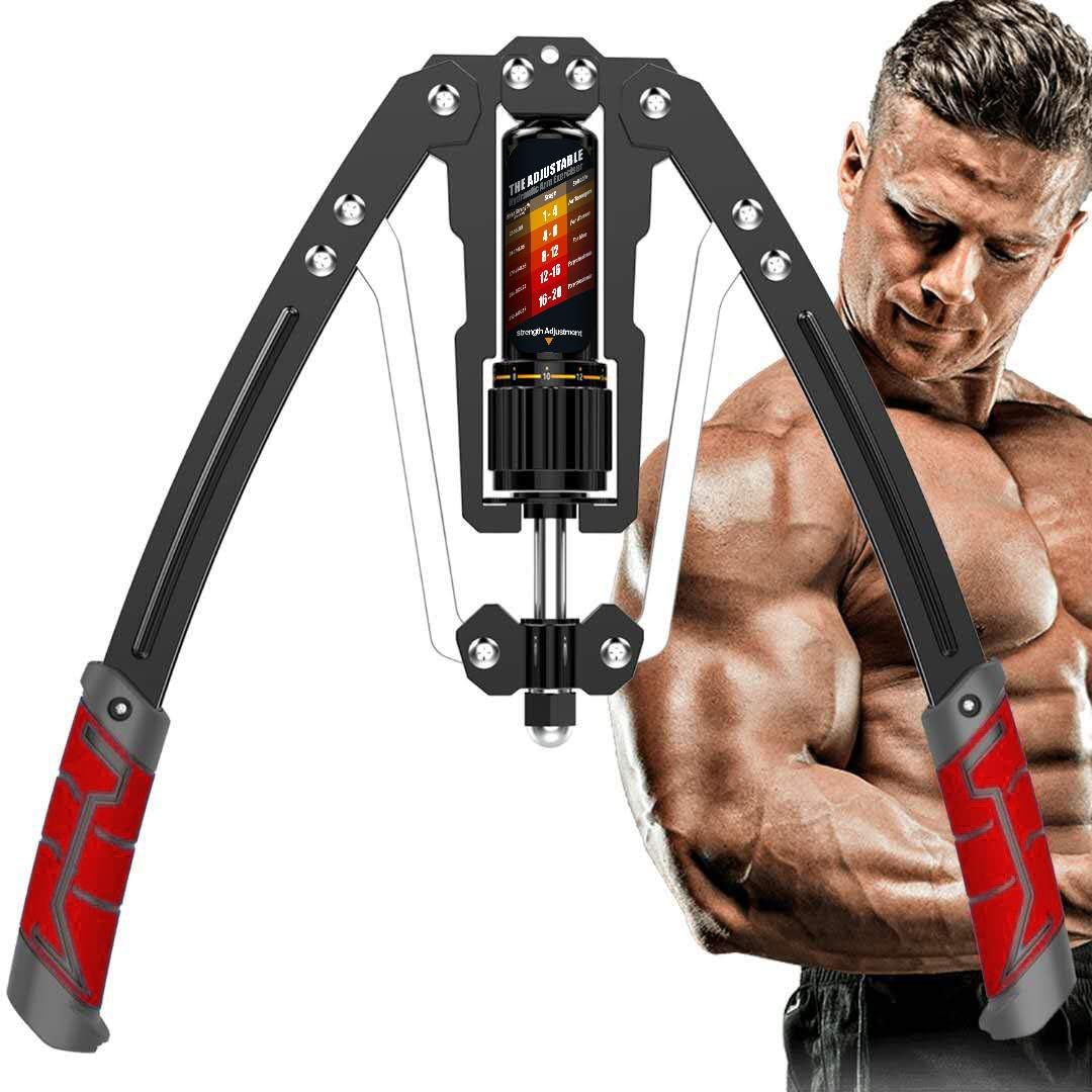 Shoulder Exerciser, Chest Exerciser with Hydraulic Resistance, Arm Exerciser, Strength Training Equipment for Home Gym
