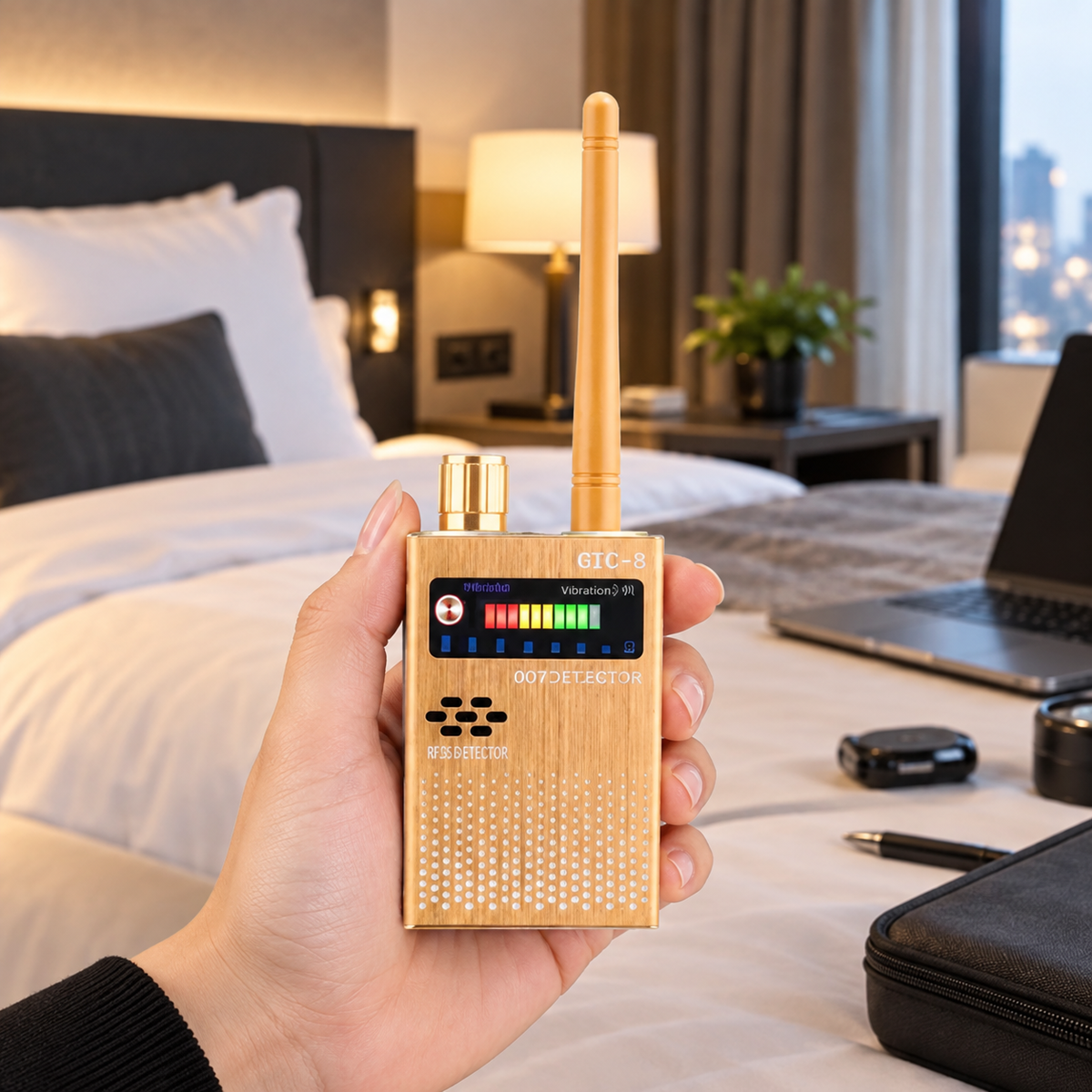 Advanced RF Signal Detector | Anti-Spy Device with Long Battery Life for Privacy Protection