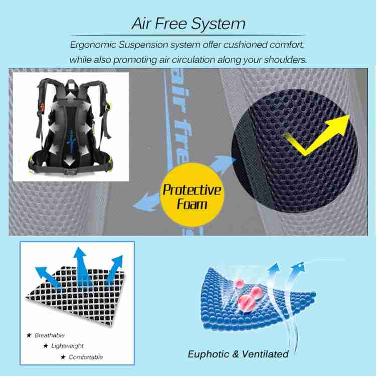 Prêt pour l'aventure | Sac à dos de randonnée imperméable de 40 L au design ergonomique | Léger et spacieux pour vos aventures en plein air