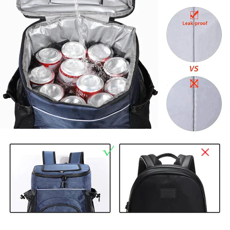 Adventure Ready | Cooler Backpack with Insulated Design & Spacious Storage | Perfect for Summer Outings