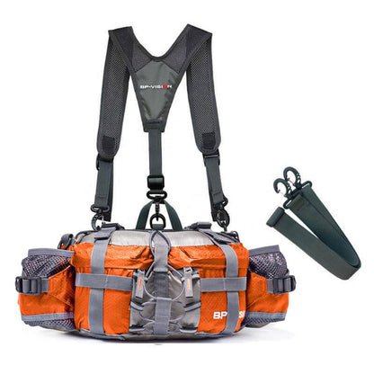Adventure Ready | Hip Bag with Adjustable Straps & Waterproof Design | Versatile Outdoor Carrying Solution for Hiking