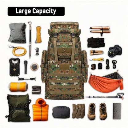 Adventure Ready | Large Capacity Tactical Daypack with Comfortable Design | Versatile Backpack for Outdoor Travel