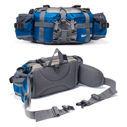 Prêt pour l'aventure | Sac banane de randonnée imperméable avec double porte-bouteille | Design spacieux pour un mode de vie actif