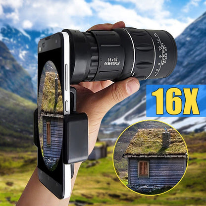 Adventure View | HD Monocular with Photo & Video Capture | Durable Design for Outdoor Exploration