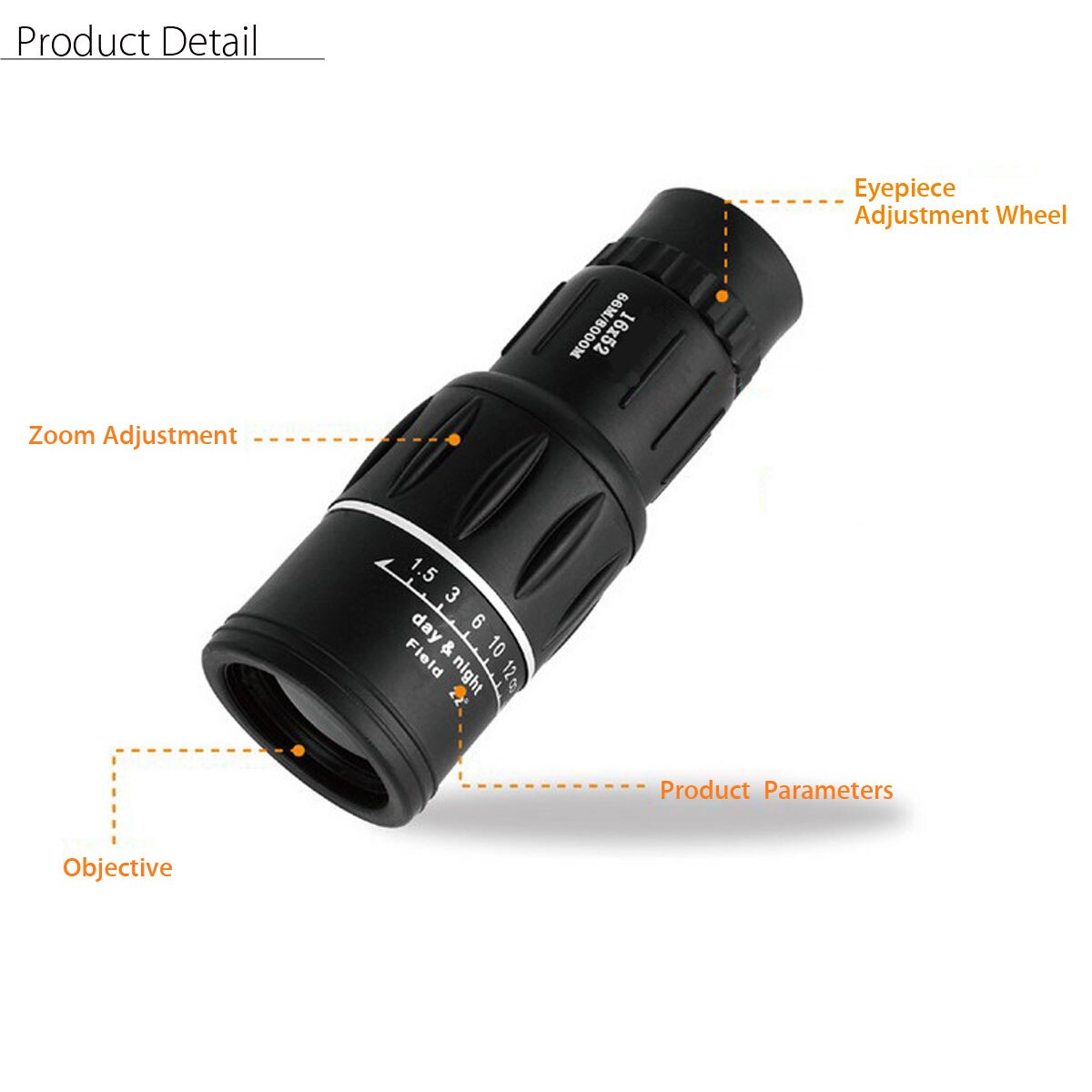 Adventure View | HD Monocular with Photo & Video Capture | Durable Design for Outdoor Exploration