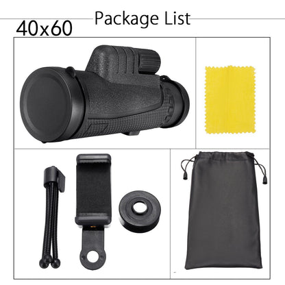 Adventure View | HD Monocular with Photo & Video Capture | Durable Design for Outdoor Exploration