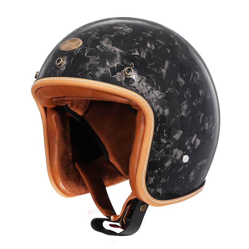 Aero39 Series | Vintage Motorcycle Helmet with DOT & ECE Certification | Low Profile Design for Safe Riding