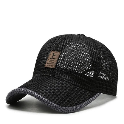 Baseball Cap for Summer, Adjustable Snapback Cap with Breathable Mesh, Vented Outdoor Cap, Summer Hat for Everyday Wear