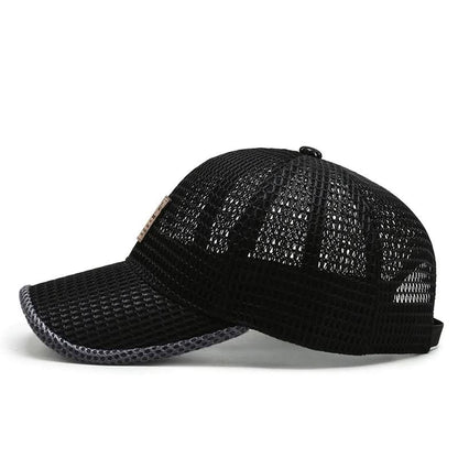 Baseball Cap for Summer, Adjustable Snapback Cap with Breathable Mesh, Vented Outdoor Cap, Summer Hat for Everyday Wear