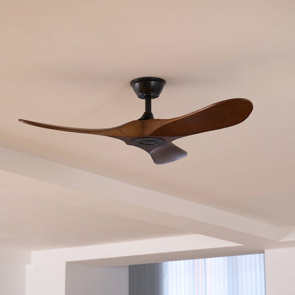 Wooden Blade Ceiling Fan with Remote 42-52 Inch 6-Speed Reversible Indoor Cooling Fan Vintage Farmhouse Style for Bedroom Living Room