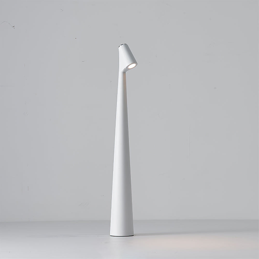 Cordless LED Desk Lamp Rechargeable Touch Control Metal Modern Portable Reading Light 18-Inch Accent Lighting for Home Office Bedroom Nights
