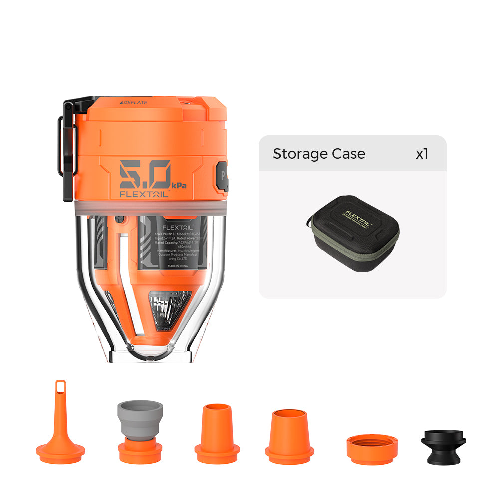 AirBlaze Pro Pump | Compact Inflatable Pump with LED Lantern | Lightweight Outdoor Companion