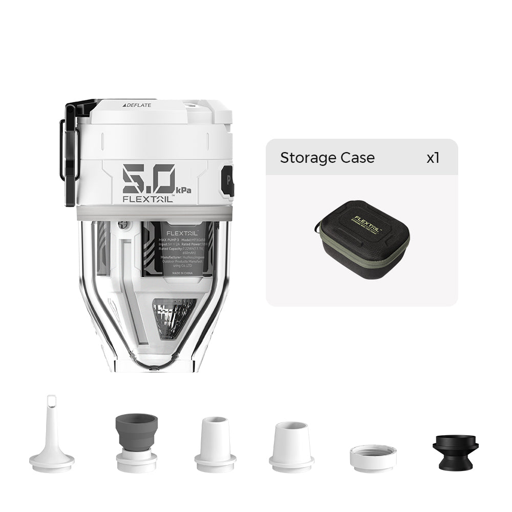 AirBlaze Pro Pump | Compact Inflatable Pump with LED Lantern | Lightweight Outdoor Companion