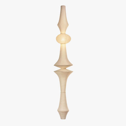 Overhead Hanging Fixture with Paper Shade for Kitchen Island or Breakfast Nook | Cylindrical Drop Lamp in White or Warm Tone | E26 Socket Ce