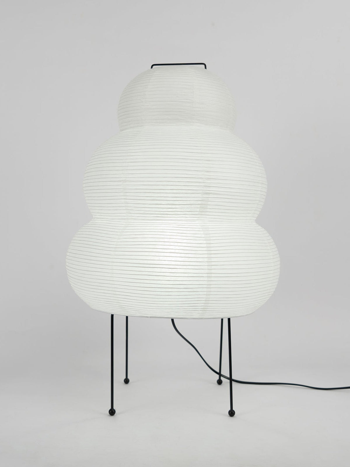 Handcrafted Paper Shade Desk Lamp 17 Inch White Soft Glow Accent Light E26 E27 Base for Bedroom Office Living Room Nightstand Reading Corner