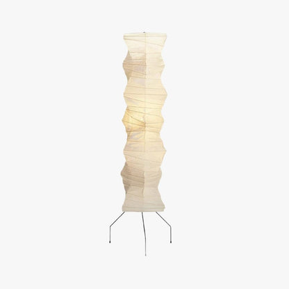 Tall Paper Shade Standing Lamp 73 Inches White Diffused Glow Bedroom Living Room Corner Light E26 Socket