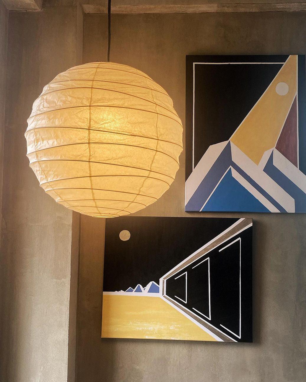 Paper Globe Hanging Light Fixture White Shade Adjustable Wire for Dining Room Living Room Bedroom Overhead Lighting Mid-Century Asian Inspir