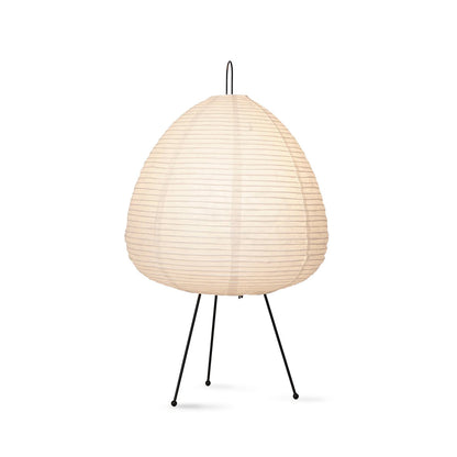Handcrafted Paper Shade Desk Lamp 17 Inch White Soft Glow Accent Light E26 E27 Base for Bedroom Office Living Room Nightstand Reading Corner