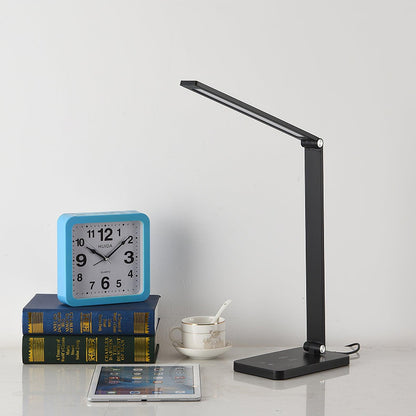 Adjustable LED Task Light 15W with USB Port Aluminum Metal Frame Touch Control 14 in for Home Office Workspace Reading Computer Desk Study D
