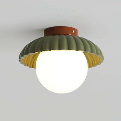 Adjustable Metal Flush Mount Ceiling Light 9.8 in Diameter Multi-Directional Indoor Lamp for Living Room Bedroom Hallway Kitchen Bathroom Lo