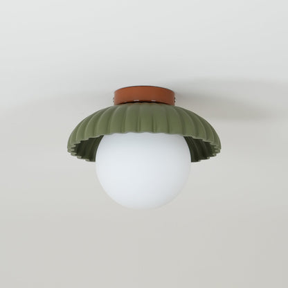 Adjustable Metal Flush Mount Ceiling Light 9.8 in Diameter Multi-Directional Indoor Lamp for Living Room Bedroom Hallway Kitchen Bathroom Lo
