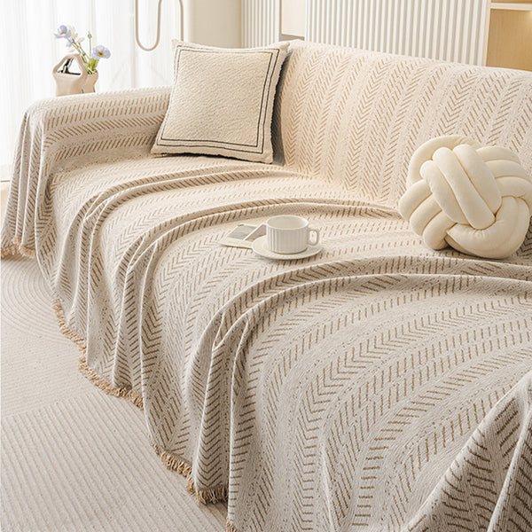 LUXCHENI – Soft Chenille Sofa Cover with Scratch Resistance