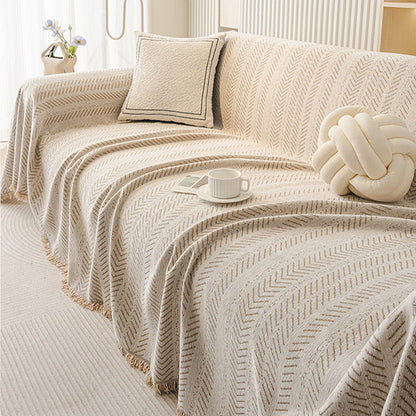 LUXCHENI – Soft Chenille Sofa Cover with Scratch Resistance