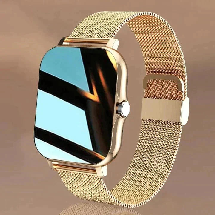 Fitness Tracker Smartwatch with Heart Rate Monitor, Blood Oxygen, Step Counter & Sleep Tracking for iOS & Android