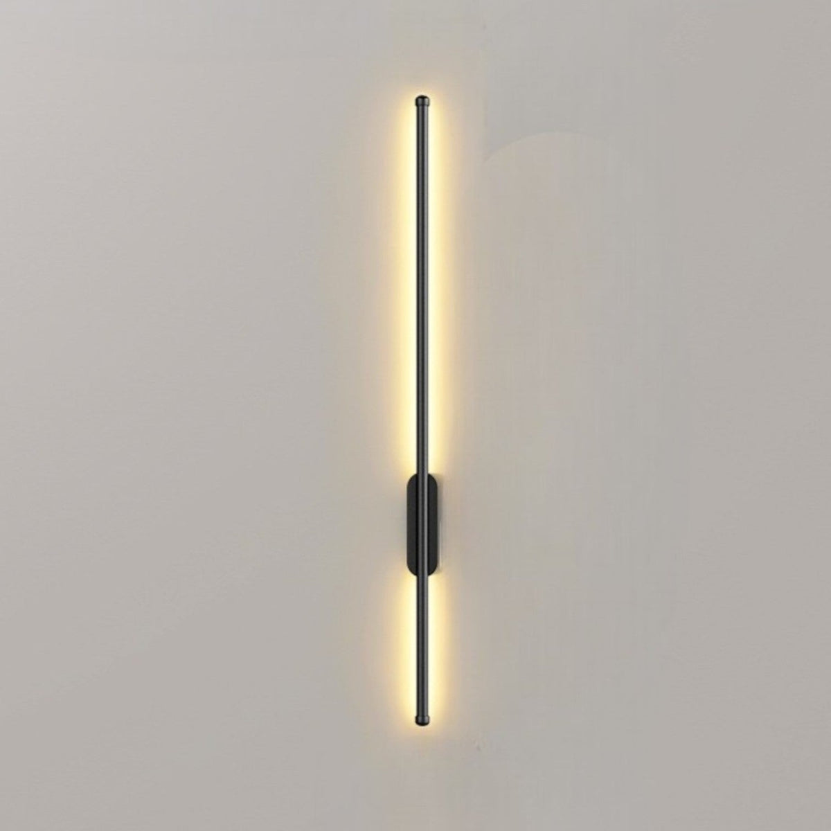 Vertical LED Wall Sconce 24 Inch Aluminum Minimalist Accent Light for Bedroom Hallway Living Room Modern Scandinavian Linear Strip Fixture W