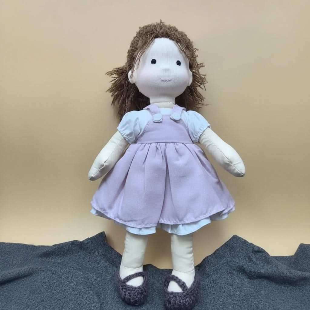DREAMDOLL – Handmade Waldorf Doll Soft Cotton Kids Toy Set
