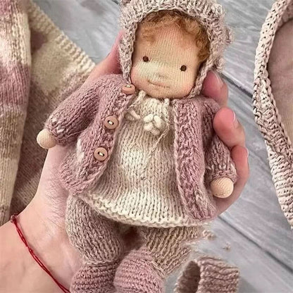 DREAMDOLL – Handmade Waldorf Doll Soft Cotton Kids Toy Set