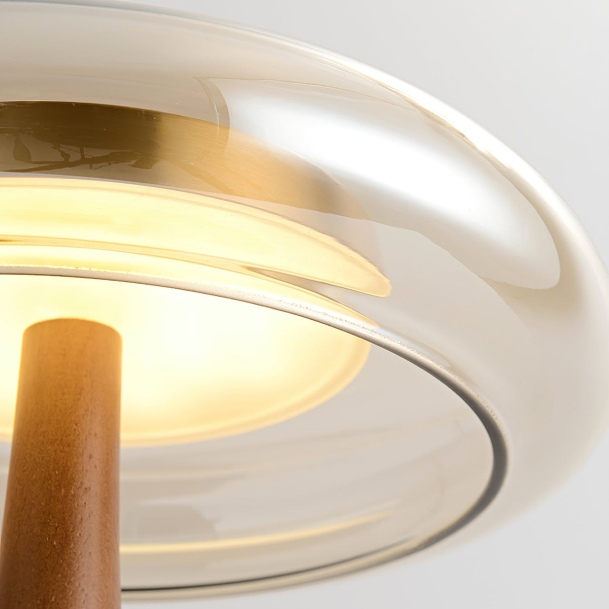 Desk Lamp with 3 Color Temperatures Glass and Brass LED Touch Light for Bedroom Office Nightstand Reading Warm Cool Neutral White 12W 10 Inc