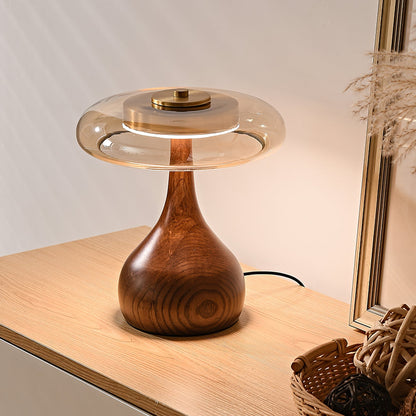 Desk Lamp with 3 Color Temperatures Glass and Brass LED Touch Light for Bedroom Office Nightstand Reading Warm Cool Neutral White 12W 10 Inc