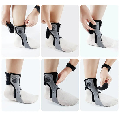 Ankle Brace for Foot Drop, Adjustable Ankle Support Brace with Buckle Closure, Lightweight Ankle Stabilizer for Walking
