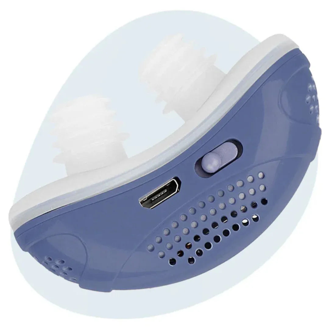 Nasal Breathing Device for Nighttime Comfort | USB Rechargeable Snore Relief Tool | Gentle Airflow Support Without Mask or Straps | Portable